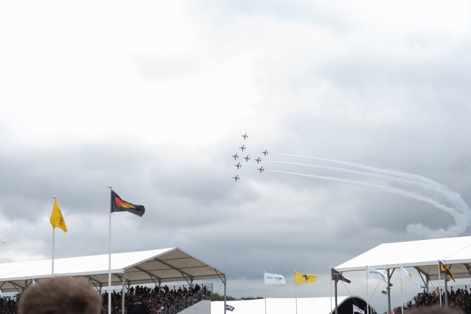 Fujifilm X-T50 camera samples Goodwood red arrows