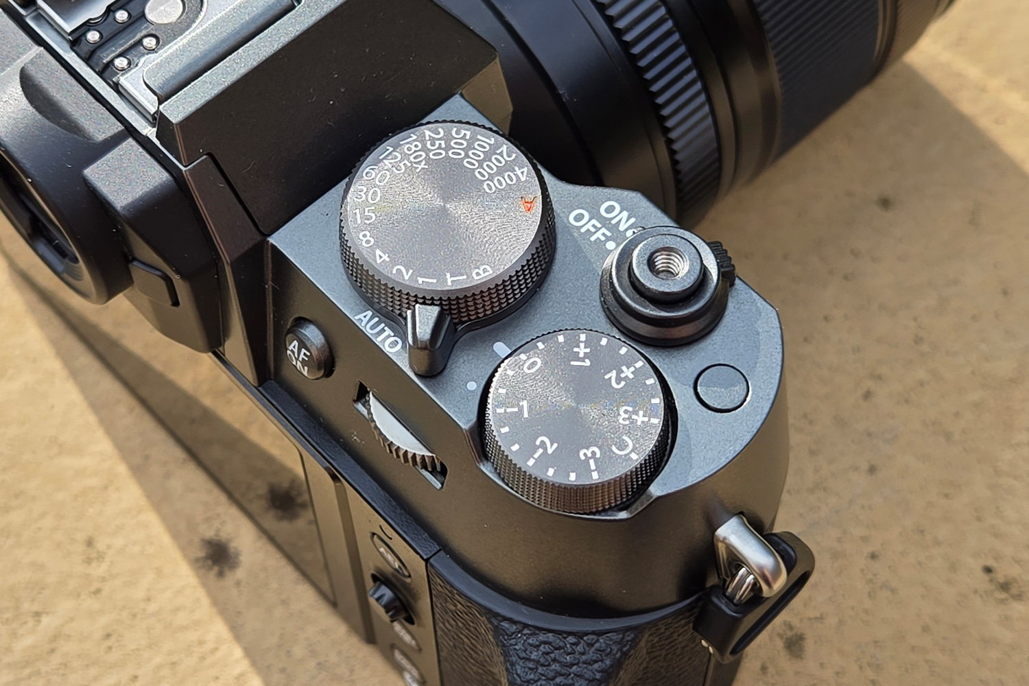 Fujifilm X-T50 review top dials