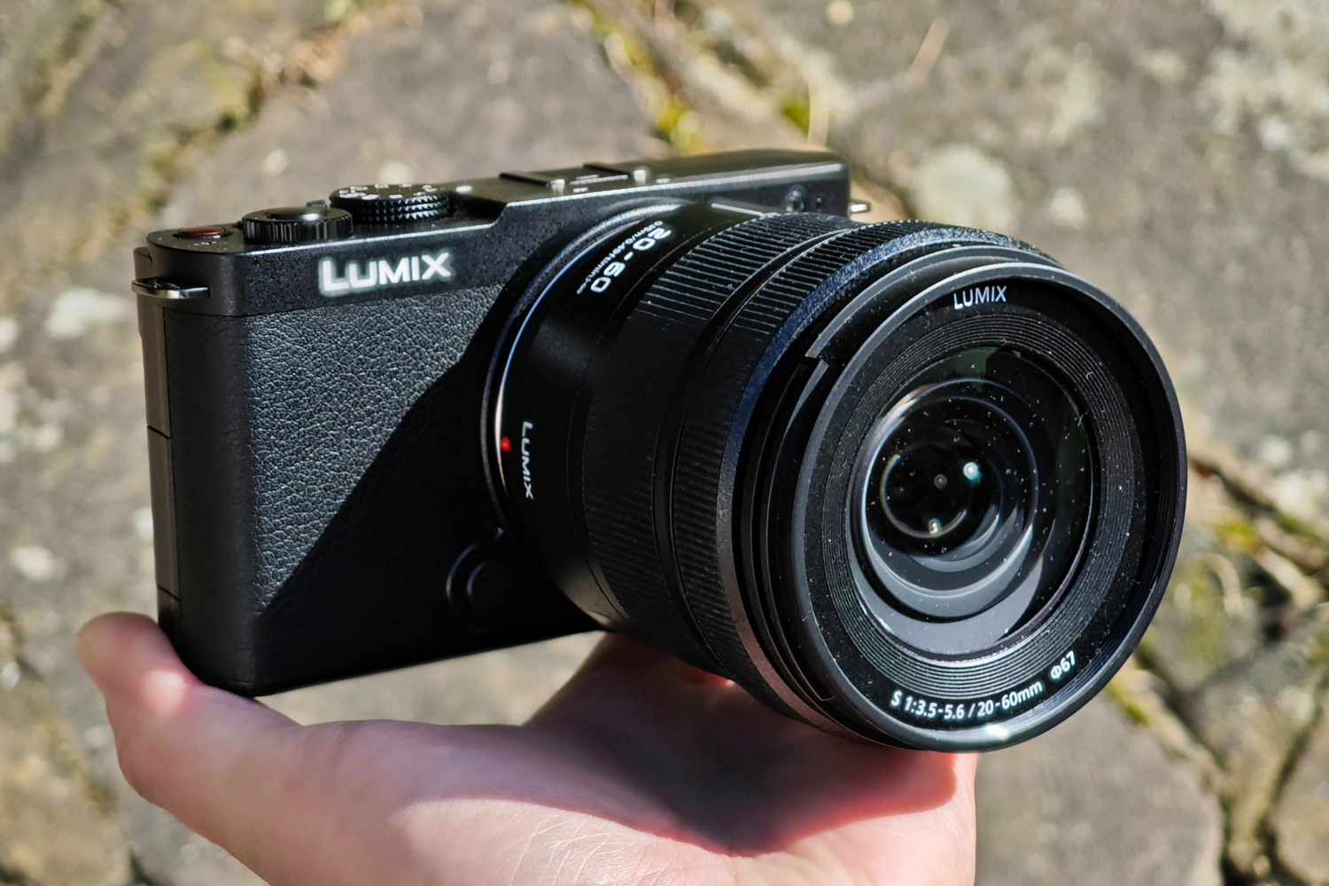 Panasonic Lumix S9 review in hand front