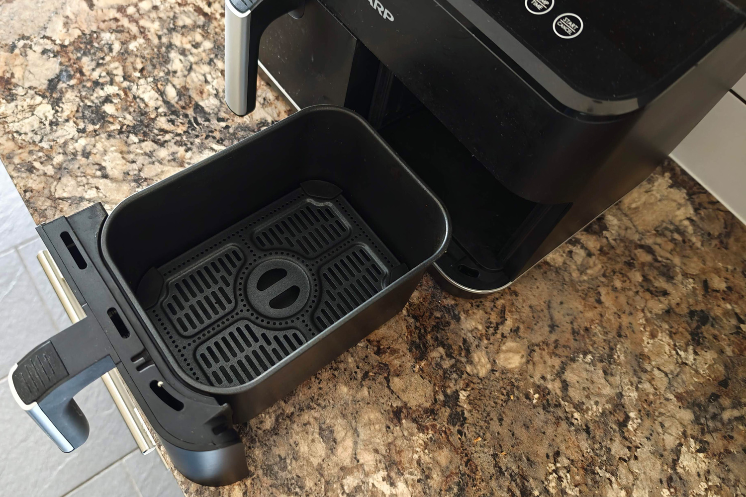 Sharp Dual Drawer Air Fryer review drawer