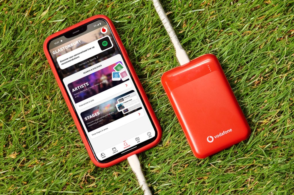 Vodafone 2024 Glastonbury app