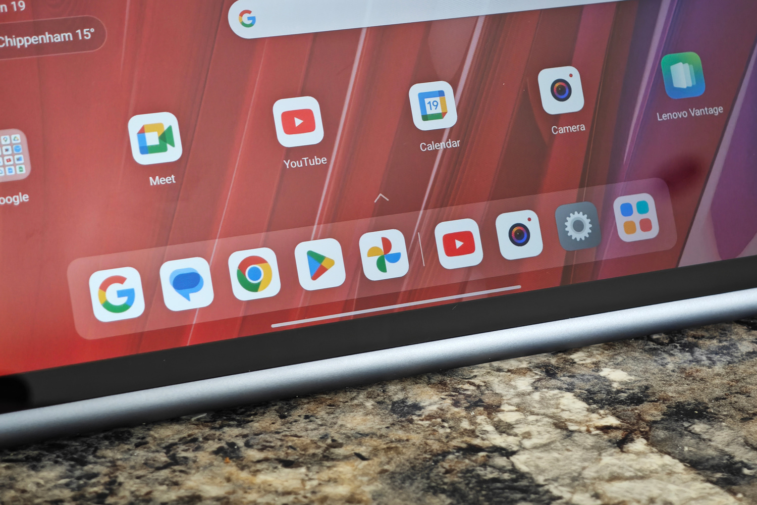 Lenovo Tab Plus review app bar