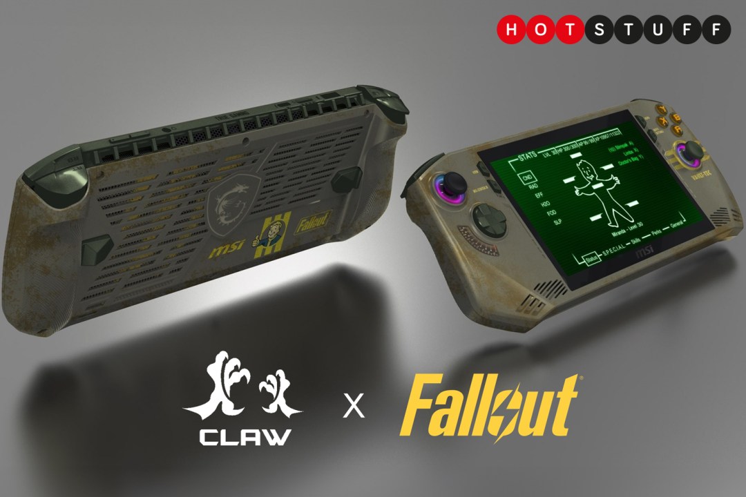 MSI Claw x Fallout hot stuff