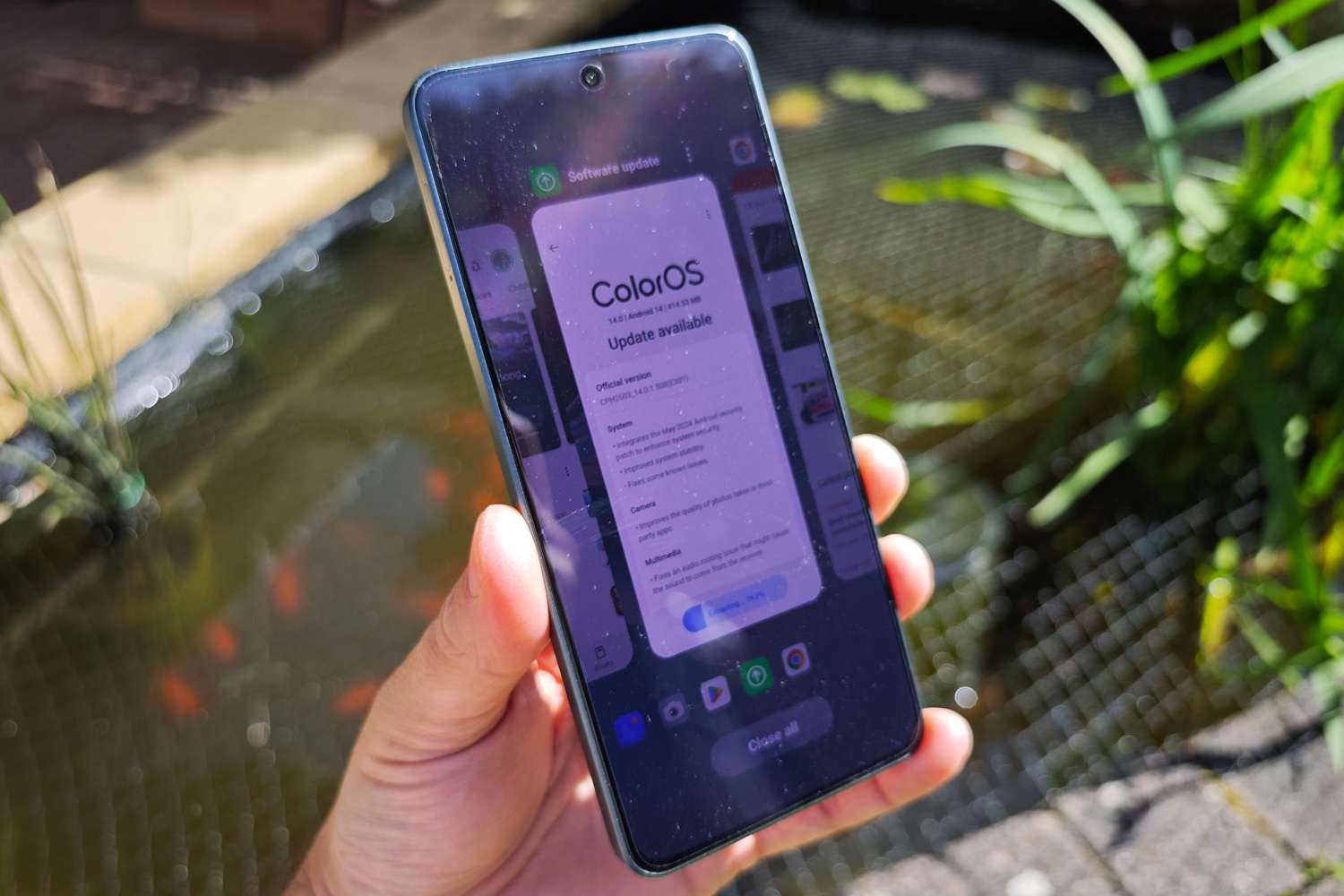 Oppo Reno 11 F review recent apps