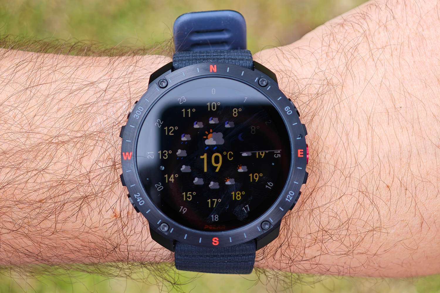 Polar Grit X2 Pro watch review weather