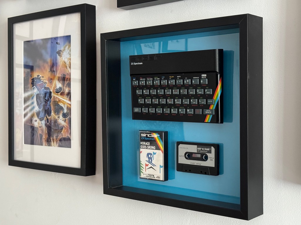 A ZX Spectrum on the wall
