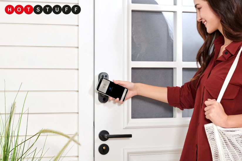 This smart lock lets you unlock the door by tapping your iPhone