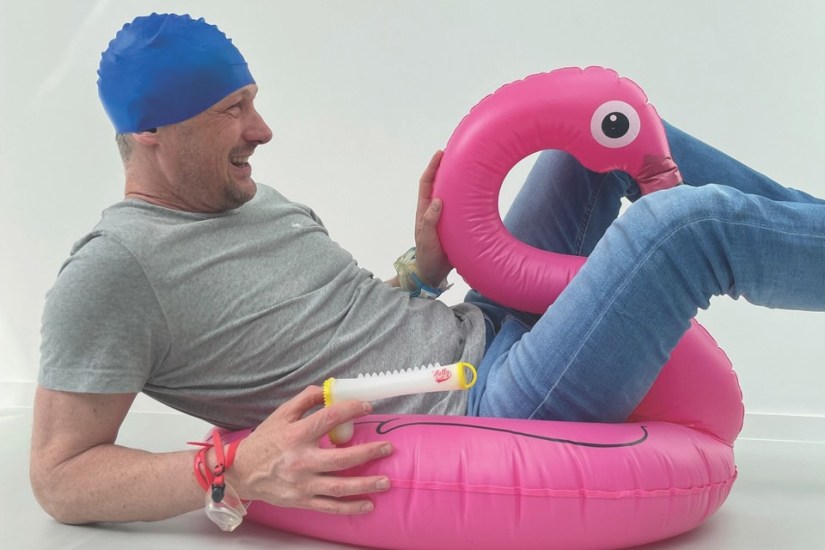 Stuff Meets… entrepreneur Malcolm Lewis, who has brought his kids’ idea for a tech swim toy to life with Wellyweight