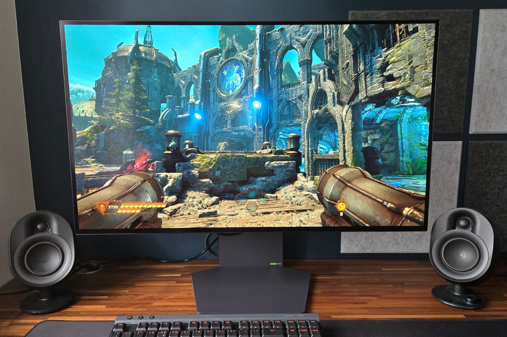 LG UltraGear 32GS95UE review Doom Eternal