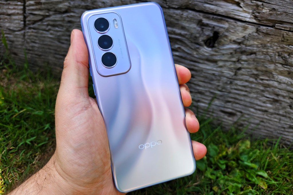 Oppo Reno 12 Pro review in hand rear