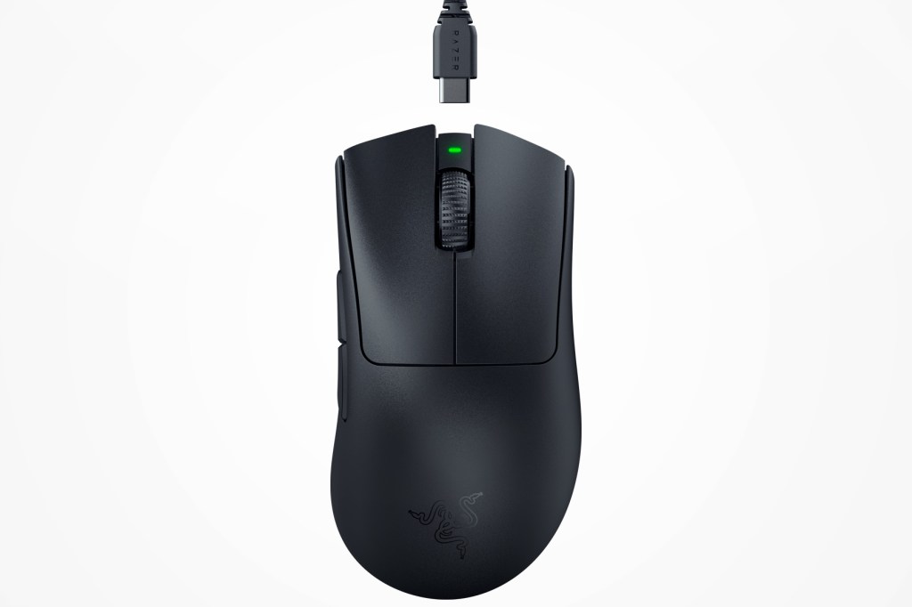 Razer Deathadder V3 white background