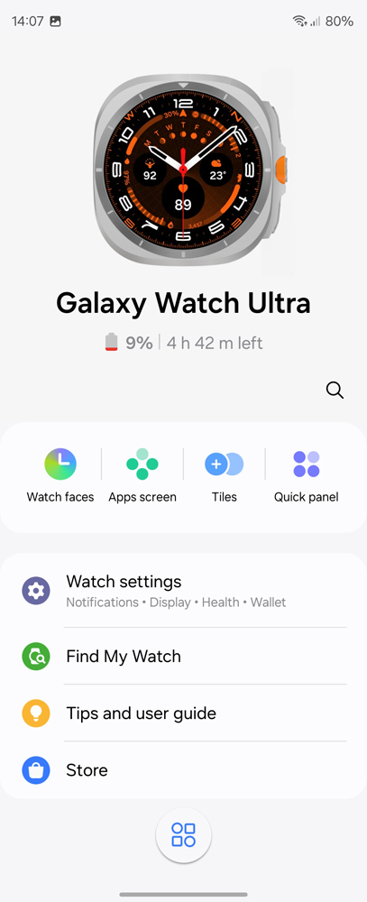 Samsung Galaxy Watch Ultra review app lead