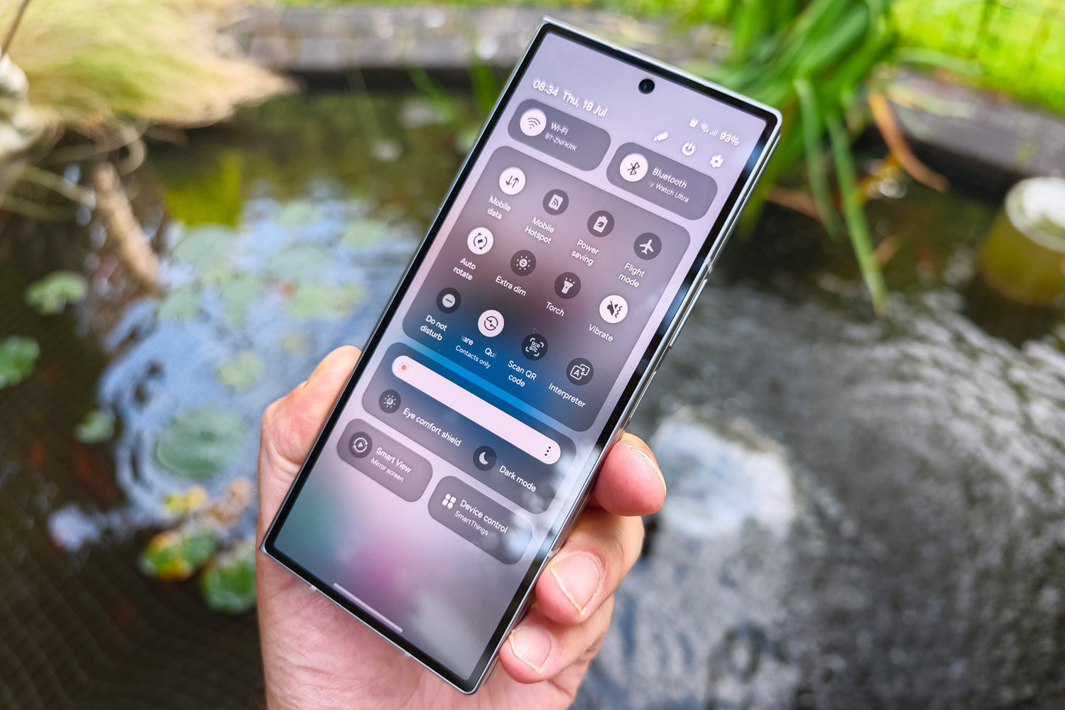 Samsung Galaxy Z Fold6 review quick settings