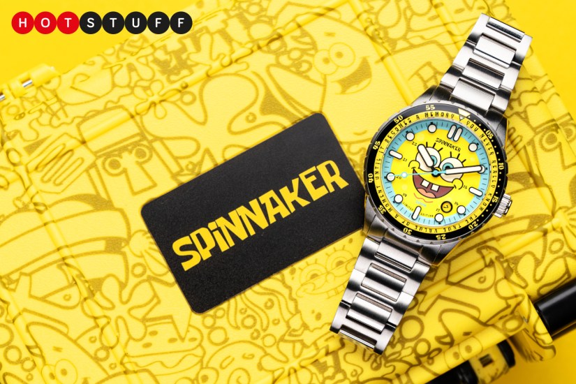 The Spinnaker x SpongeBob 25th Limited Edition watch is fit for Bikini Bottom