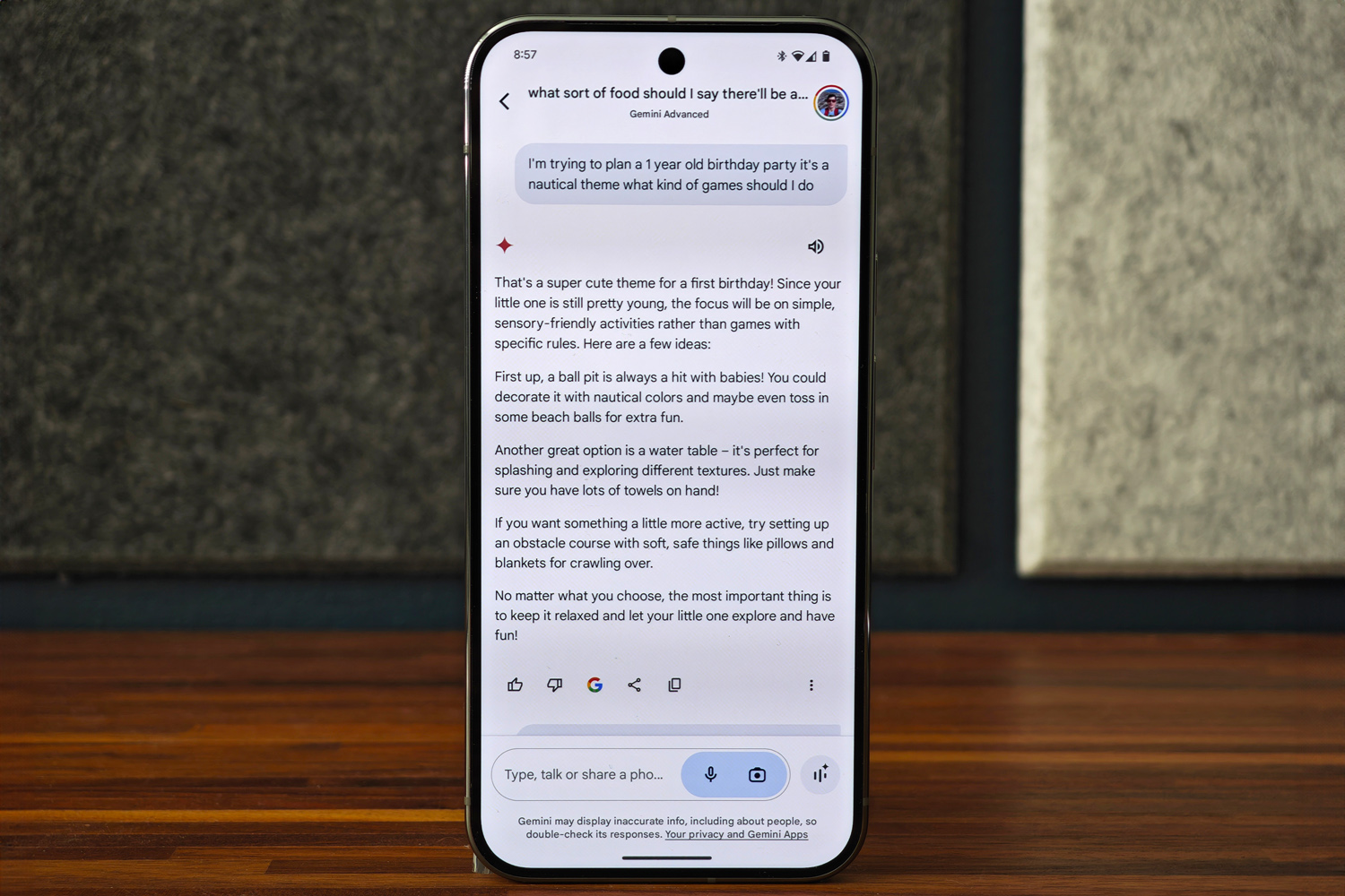 Google Pixel 9 Pro XL review Gemini transcript