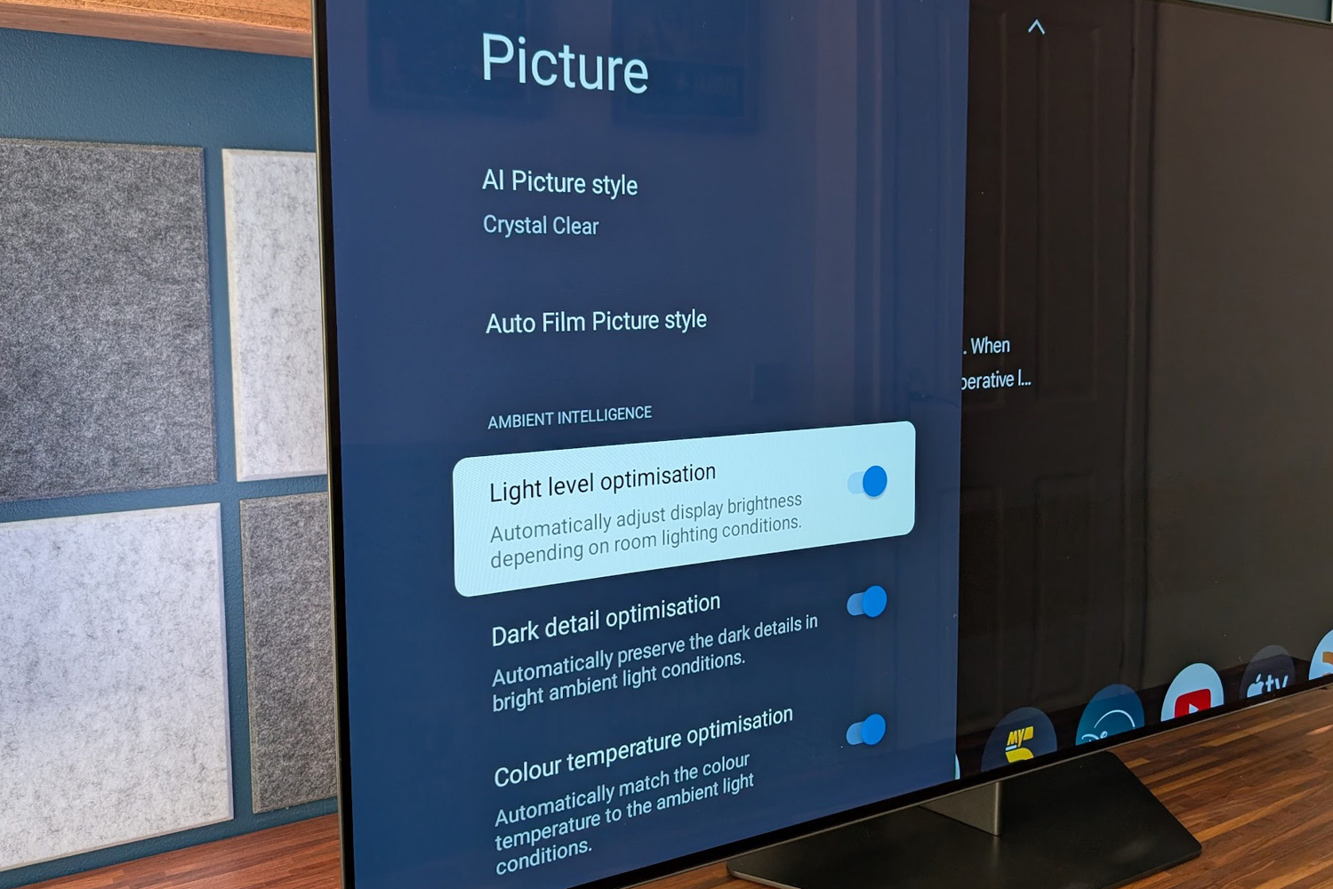 Philips 55OLED809 review PQ settings