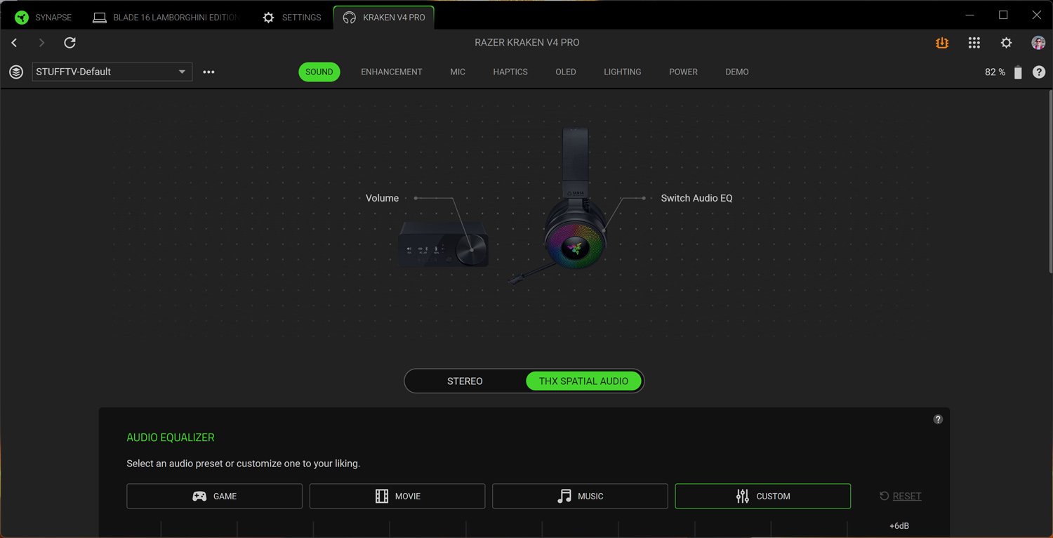 Razer Kraken V4 Pro review Synapse