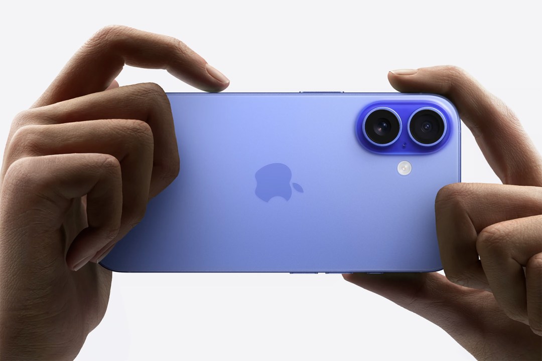 Camera Control being used with a new iPhone 16