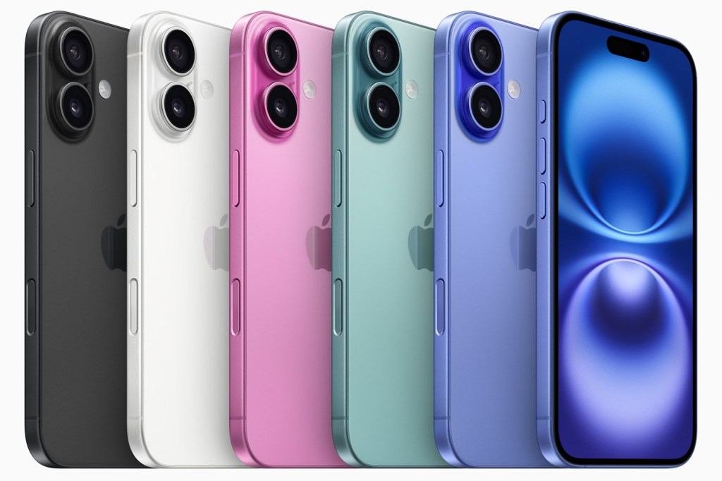 iPhone 16 colour options