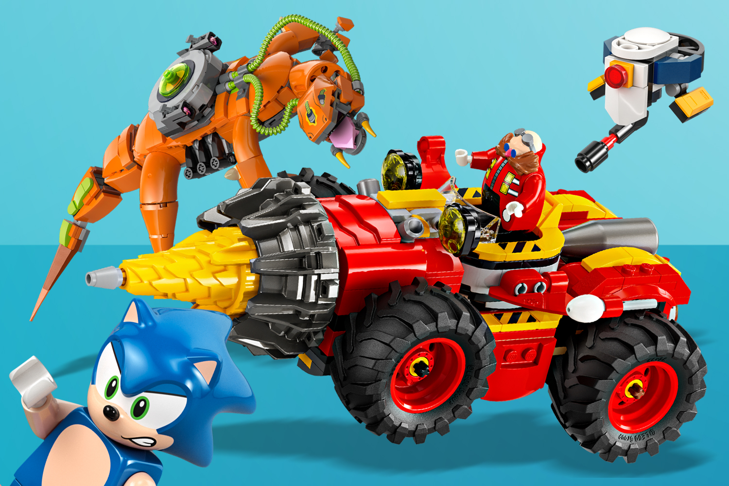 New Lego Sonic the Hedgehog Super Sonic vs Super Shadow