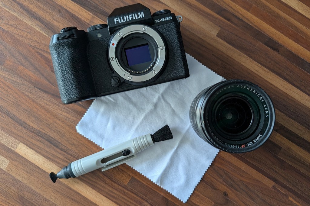 Camera trade-in tips cleaning