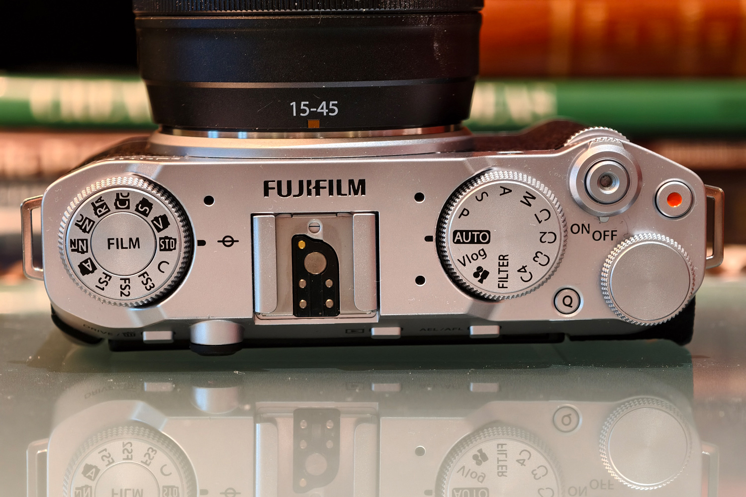 Fujifilm X-M5 review top plate