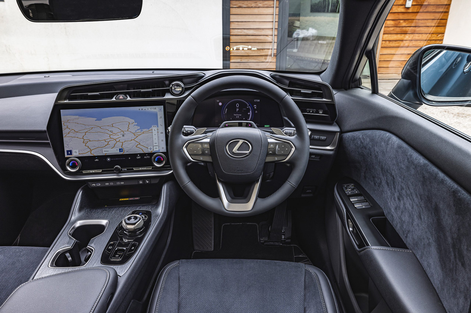 Lexus RZ review 2024 dashboard