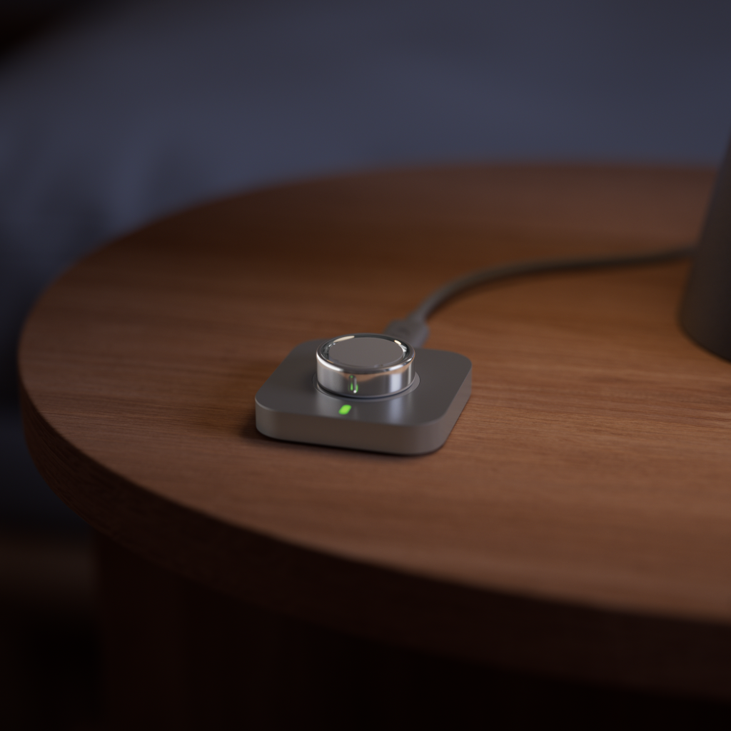 Oura Ring 4 on charger