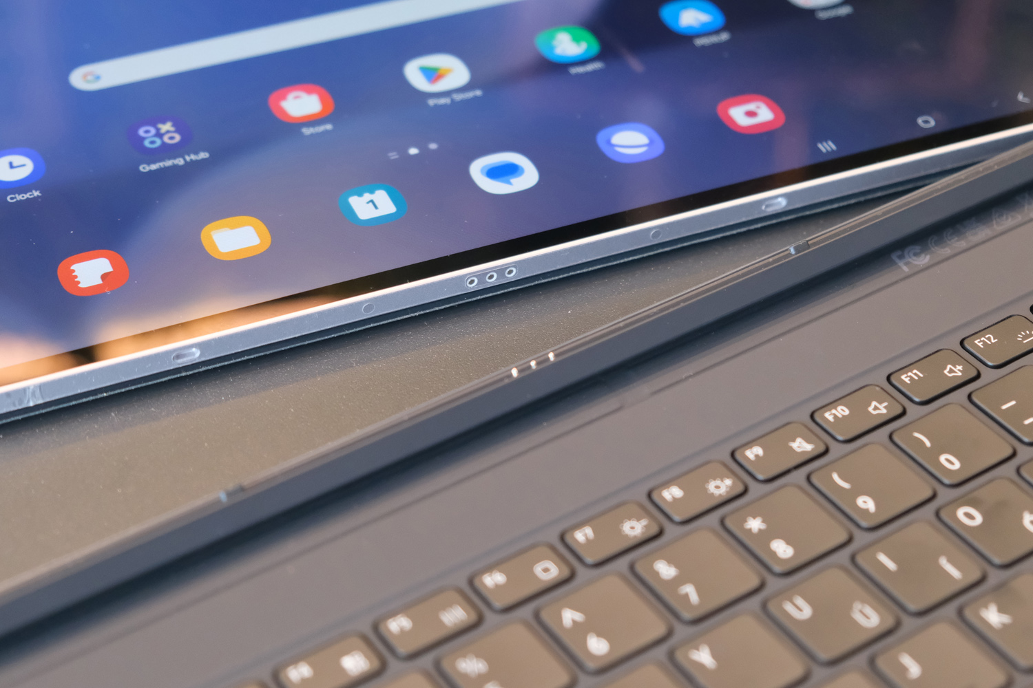 Samsung Galaxy Tab S10 Ultra hands-on review pogo pins