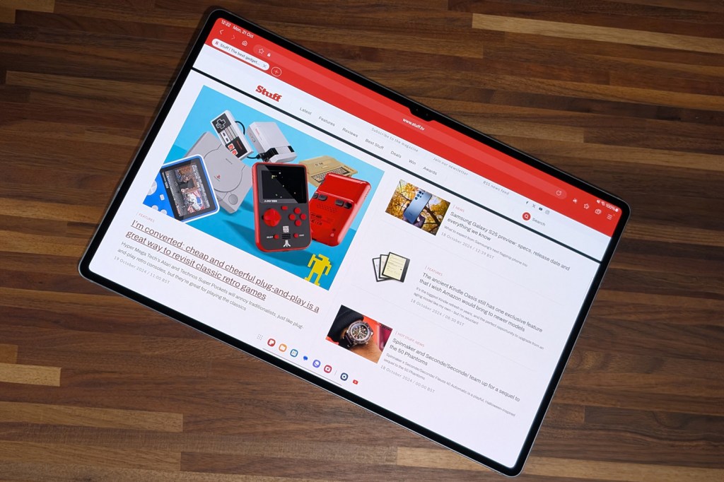 Samsung Galaxy Tab S10 Ultra review Stuff website