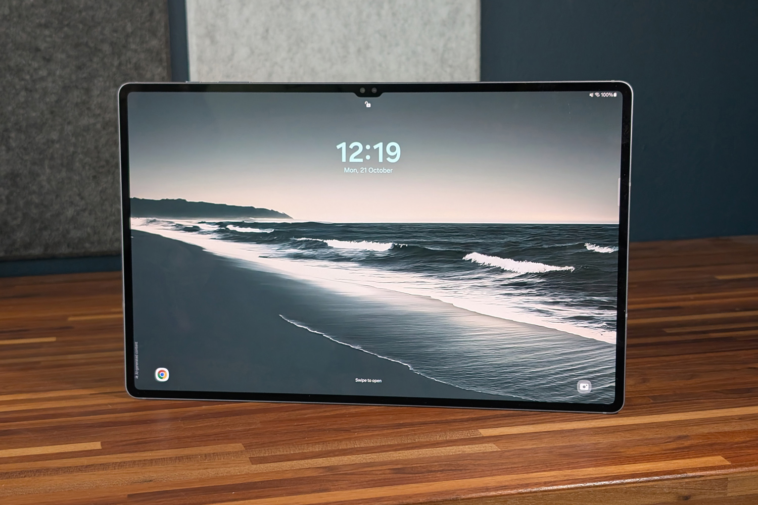 Samsung Galaxy Tab S10 Ultra review lockscreen