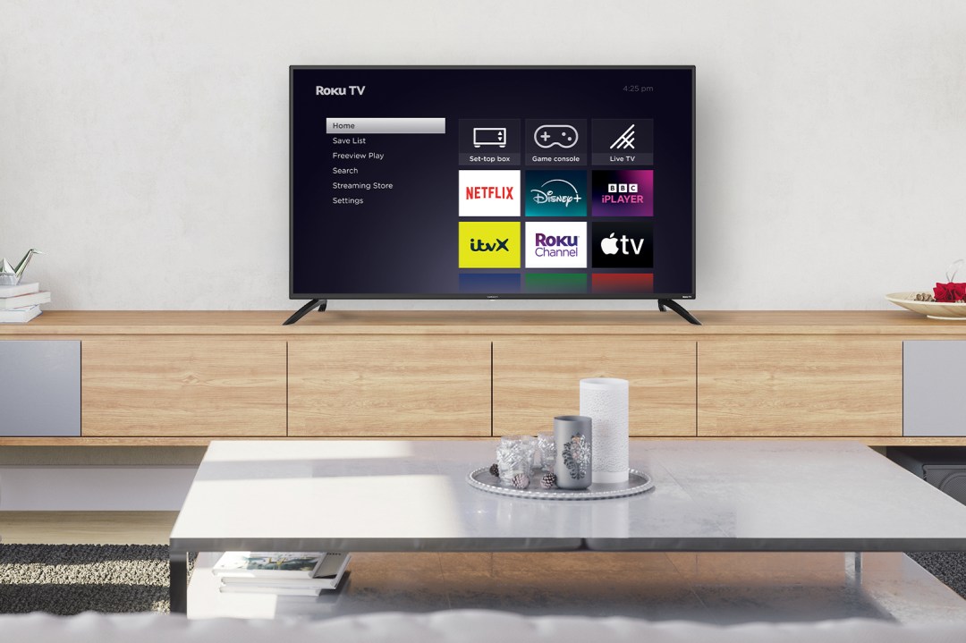 Veltech 43in Roku TV in a living room