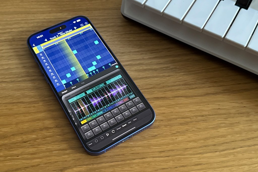 Korg Gadget works with iPhone 16 Plus