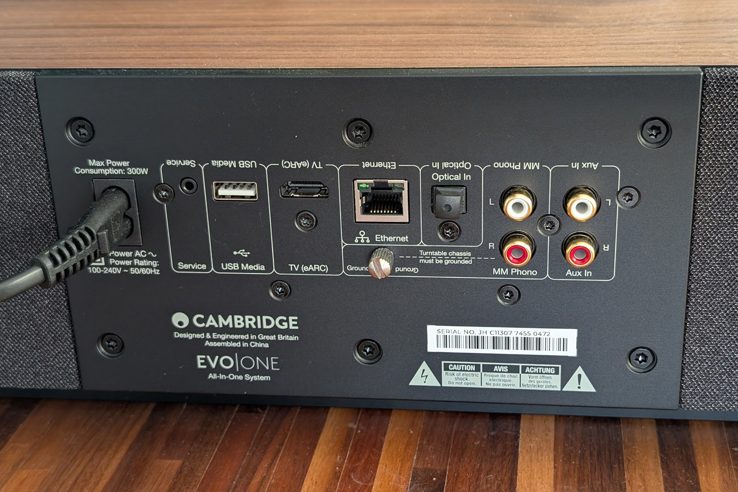 Cambridge Audio Evo One review remote rear ports