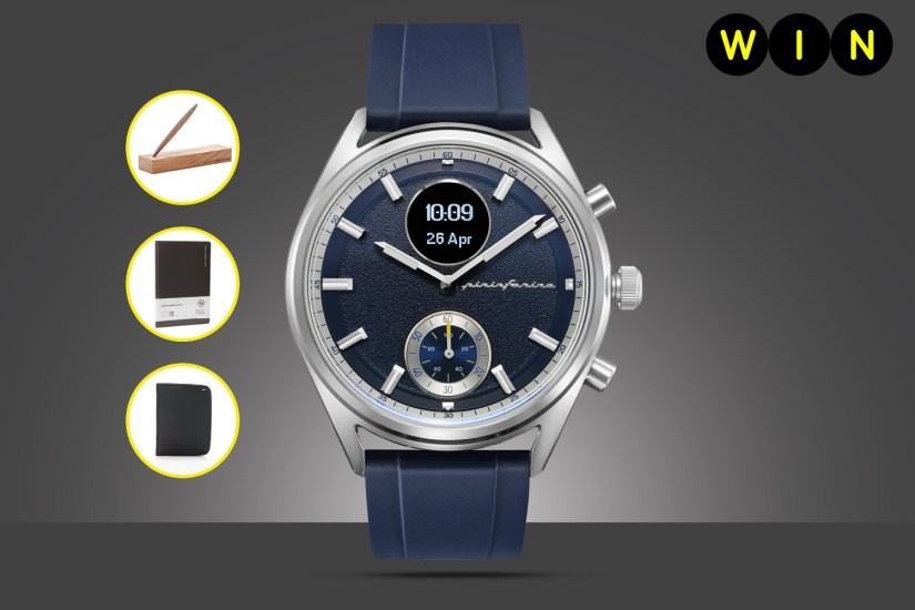 WIN 1 of 2 Pininfarina hybrid smartwatches and luxury accessory bundles!