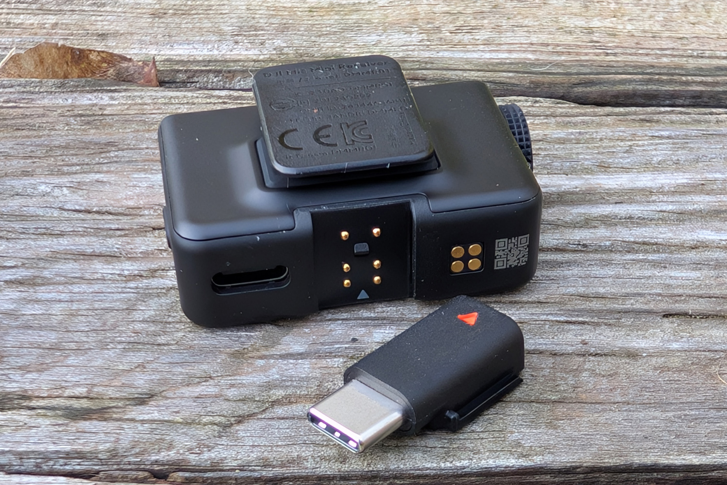 DJI Mic Mini review receiver USB-C connector