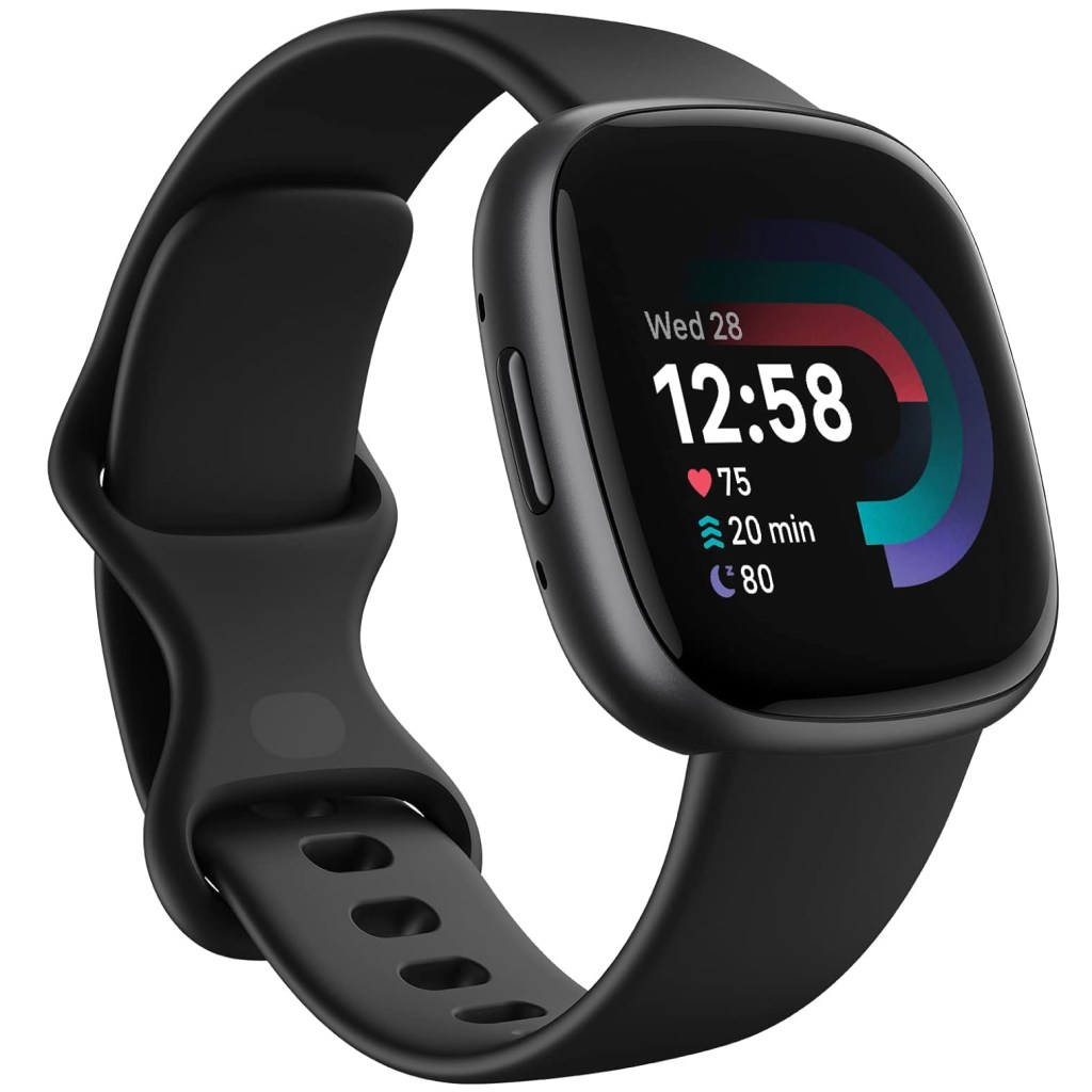 Fitbit Versa 4 on white background