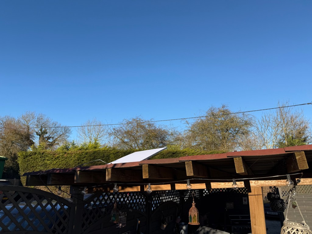 Starlink dish on roof