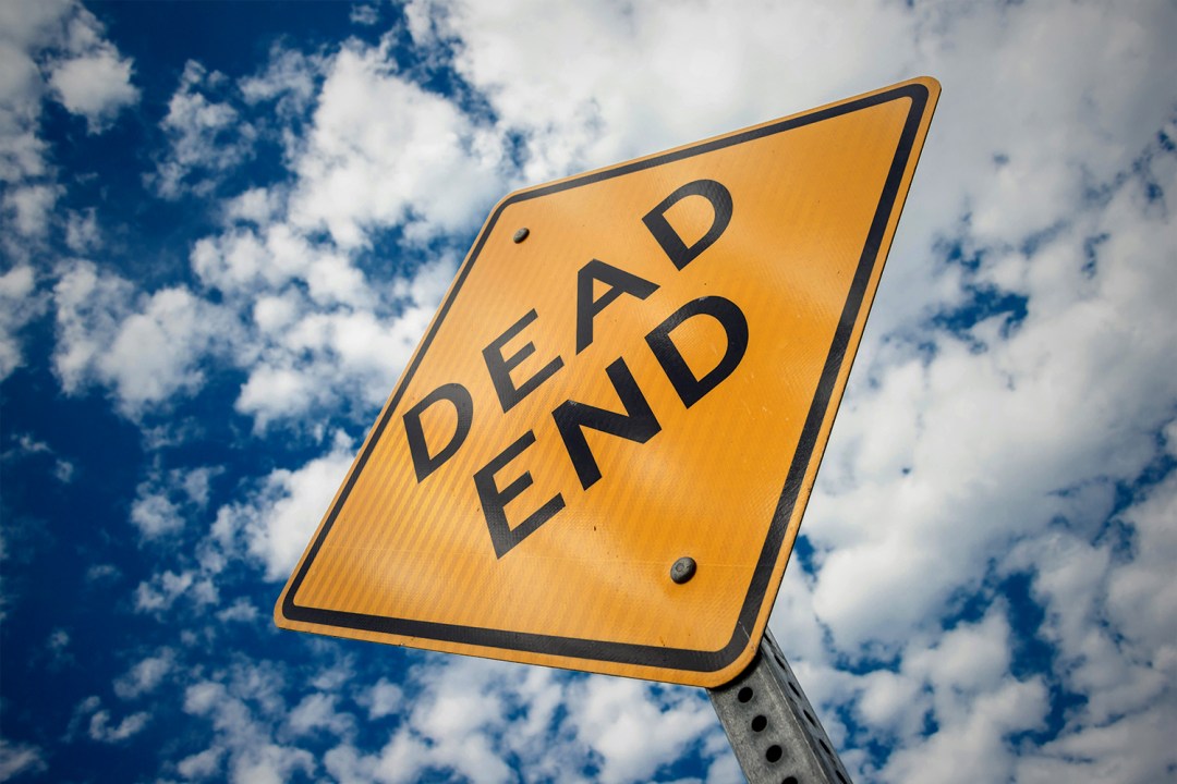 Dead end sign