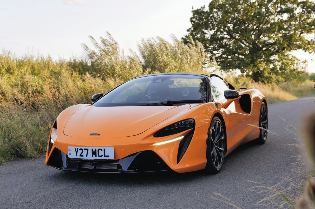 McLaren Artura on road