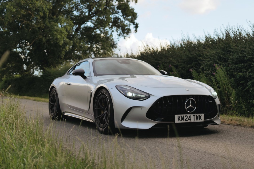 Mercedes-AMG GT on road