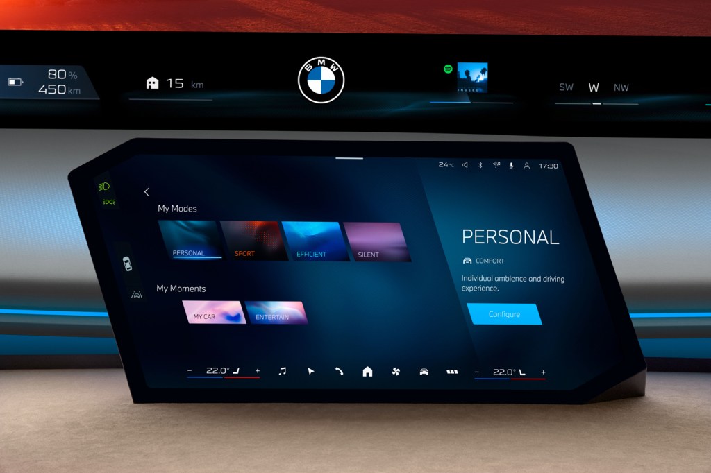 BMW iDrive 2025 reveal infotainment