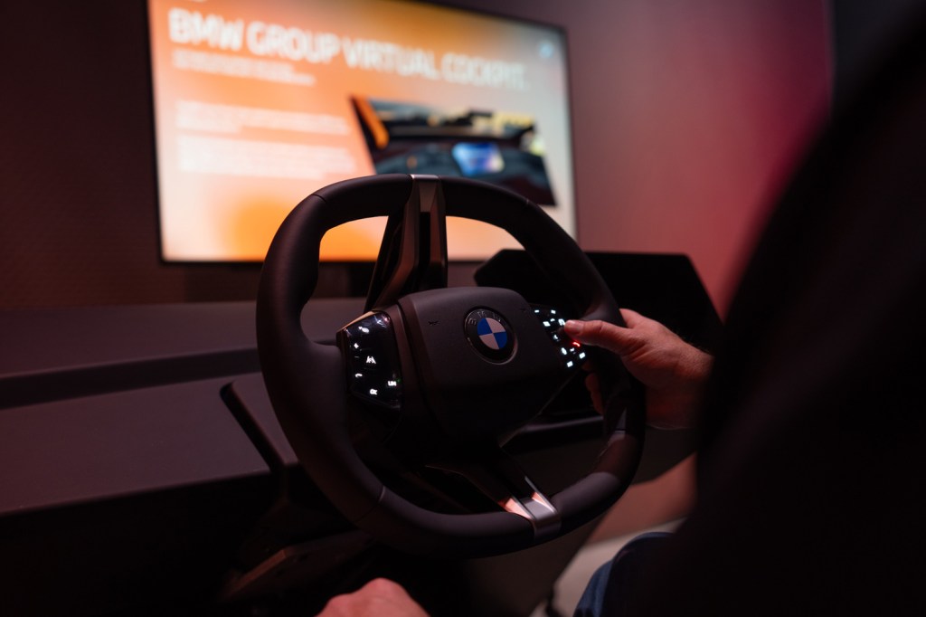 BMW iDrive 2025 reveal test station