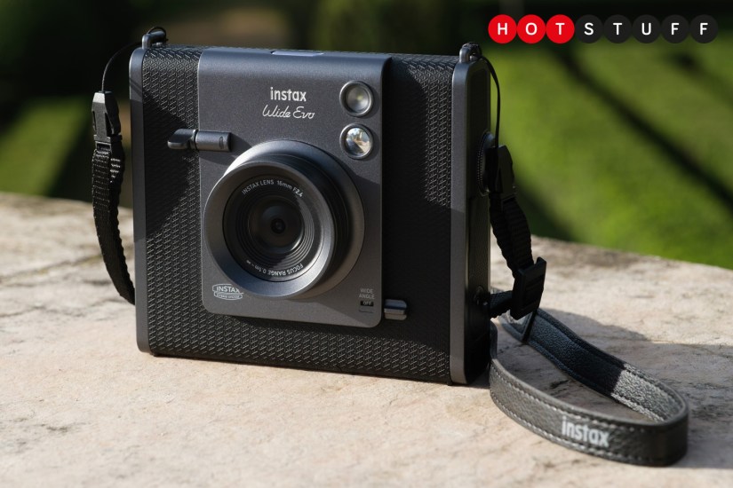 The Instax Evo Wide supersizes Fujifilm’s hybrid instant camera