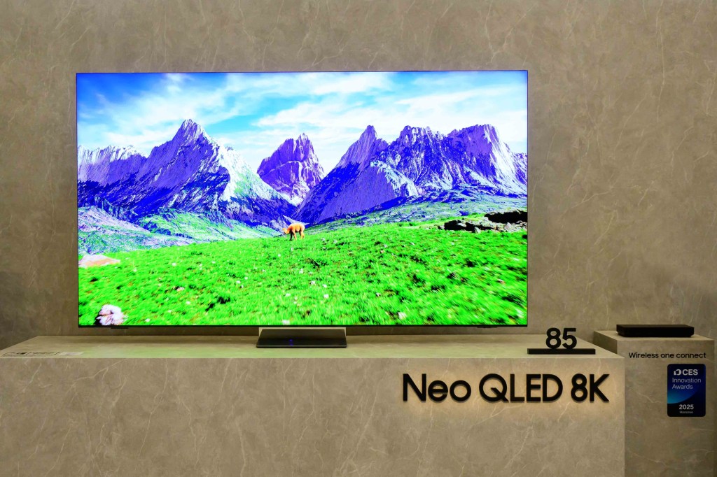 Samsung Neo QLED on display at CES 2025