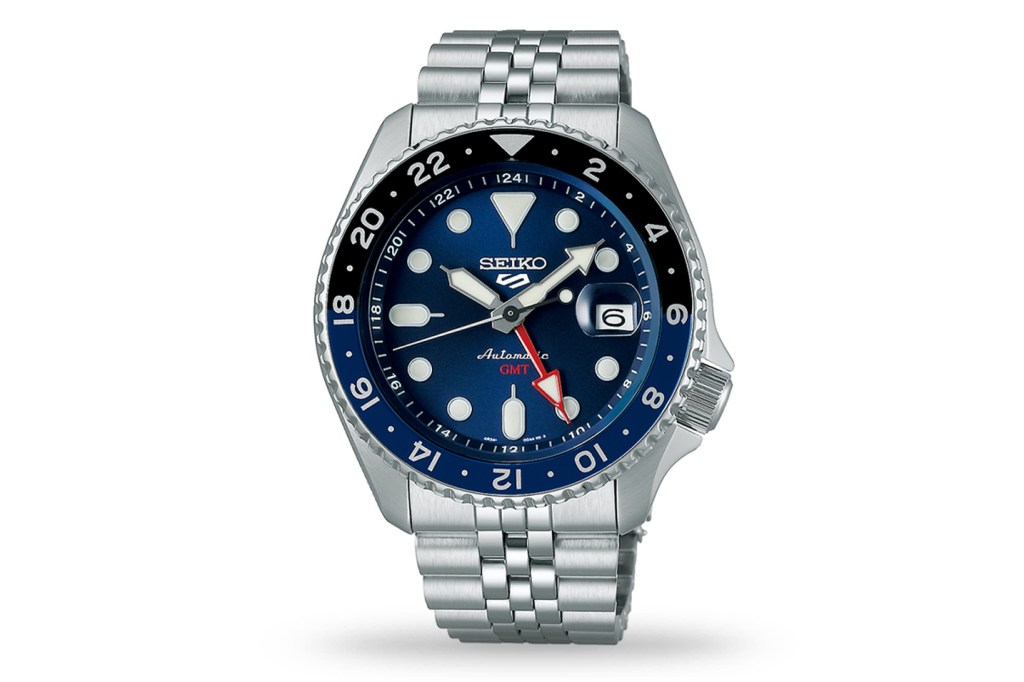 Seiko 5 Sports GMT SKX Re-Interpretation on white background