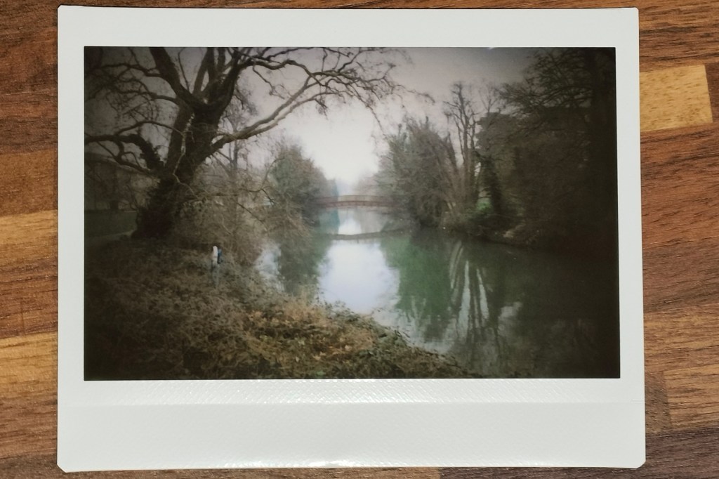 Fujifilm Instax Wide Evo river physical