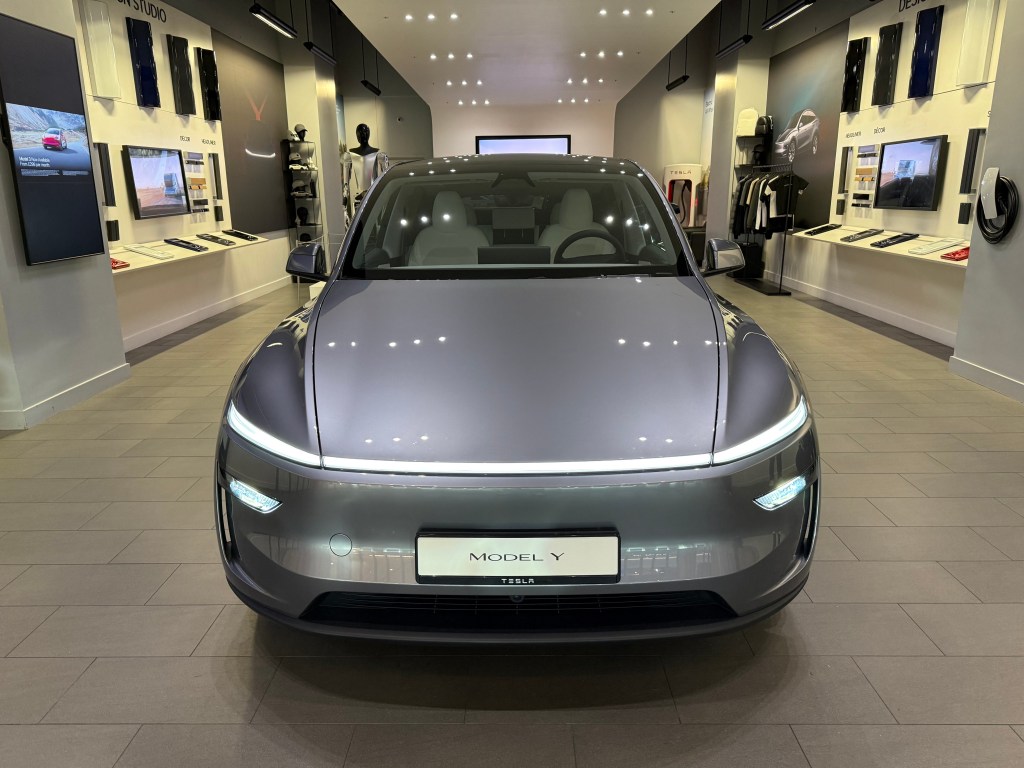 New Tesla Model Y front