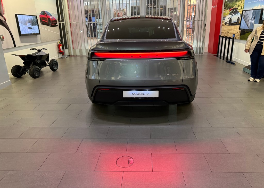 New Tesla Model Y rear