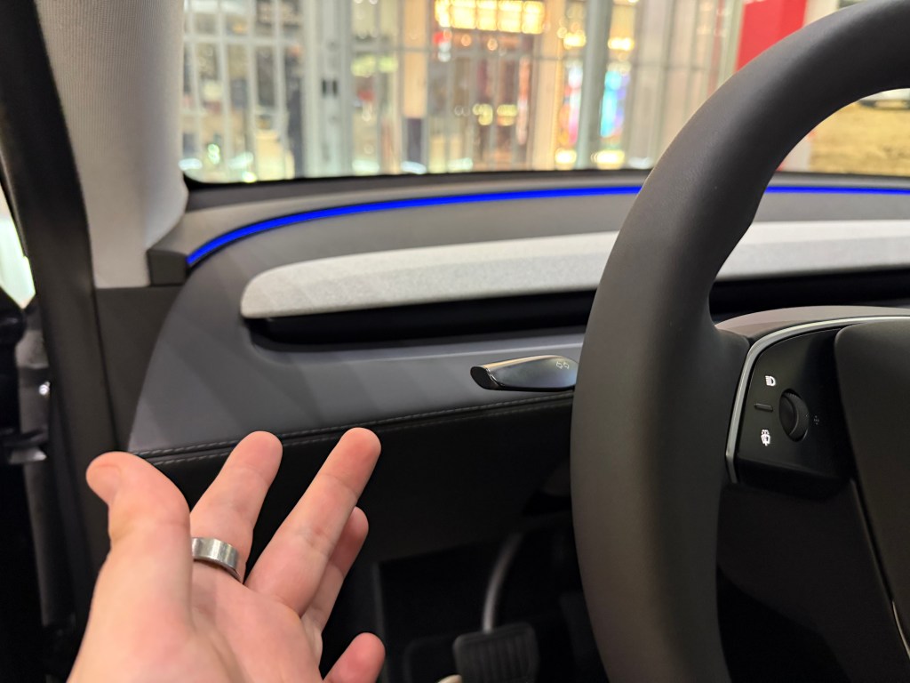 Inside new Tesla Model Y stalk